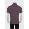 Men's purple polo shirt