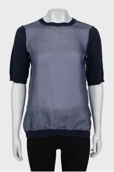 T-shirt with 3/4 sleeves