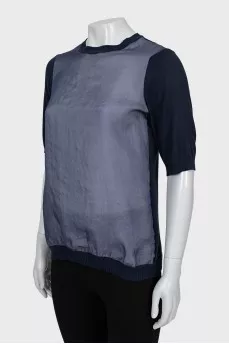 T-shirt with 3/4 sleeves