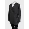 Jacket with button fastening