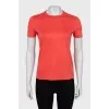 Plain straight cut T-shirt