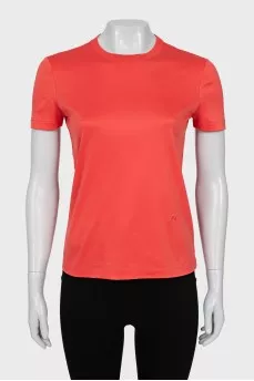 Plain straight cut T-shirt