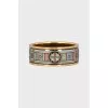 Ring with geometric pattern