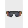 Sunglasses with multi-colored lenses
