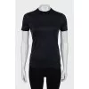 Blue straight cut t-shirt