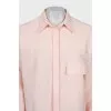 Oversized shirt in pink