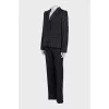 Striped suit with trousers