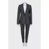 Wool suit of trousers and jacket