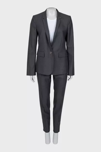Wool suit of trousers and jacket