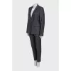 Wool suit of trousers and jacket