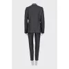 Wool suit of trousers and jacket