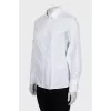 White fitted shirt