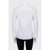 White fitted shirt