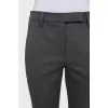 Slim fit grey trousers