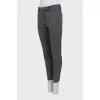 Slim fit grey trousers