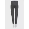 Slim fit grey trousers