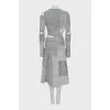 Dress with decorative slits