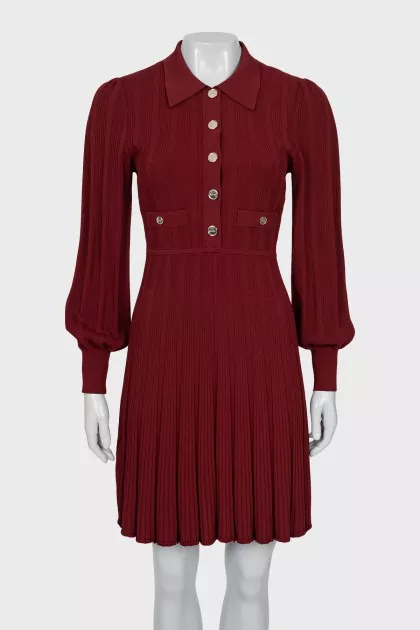 Long sleeve button dress