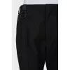 Slim fit trousers with pockets