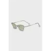 Sunglasses with green lenses