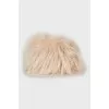 Fur set of hat and mittens