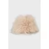 Fur set of hat and mittens