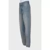 Straight fit high waist jeans