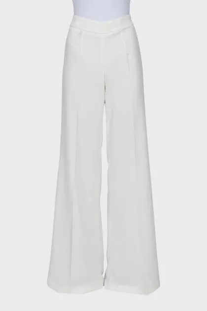 White palazzo pants
