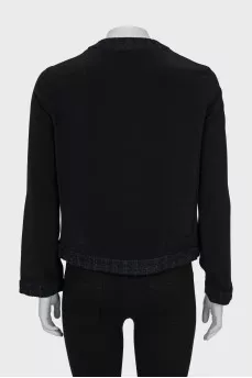 Single-breasted cardigan with buttons