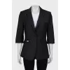Black jacket with 3/4 sleeves