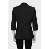 Black jacket with 3/4 sleeves