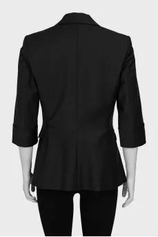 Black jacket with 3/4 sleeves