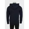Men's blue hoodie