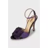 Vintage textile sandals