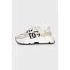 Daymaster textile and suede sneakers