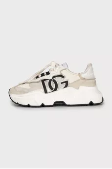 Daymaster textile and suede sneakers