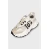 Daymaster textile and suede sneakers
