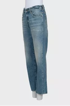 Синие джинсы loose fit 