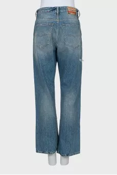 Синие джинсы loose fit 