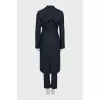 Suit of a long jacket and trousers