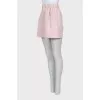 Fitted shorts in pink