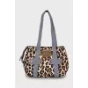 Vintage animal print bags