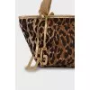 Animal print tactile bag