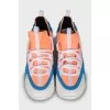 Men's textile lace-up sneakers