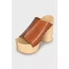 Chunky heel llogs