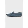 Men's suede moccasins