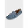 Men's suede moccasins
