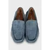 Men's suede moccasins