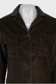 Green corduroy jacket
