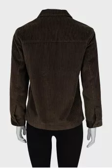 Green corduroy jacket
